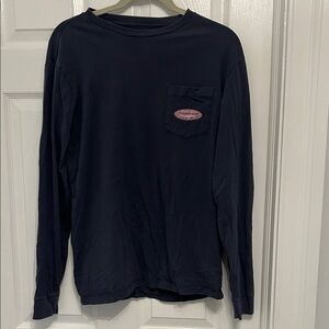 Vineyard Vines Navy Long Sleeve Tee